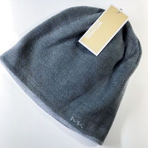 MICHAEL KORS reversible men’s gray beanie cap